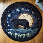 Shadow Claw Round Mat Rug - washable non-slip printed rug