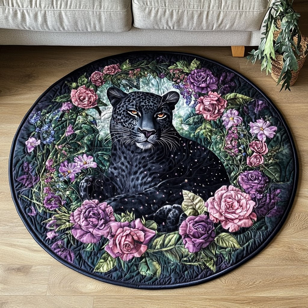 Shadow King Round Mat Rug - washable non-slip printed rug