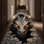 Shadow Lair Beast Runner Carpet Runner Rug - Cute Pet Design | Animal Printed Runner Rug