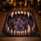 Shadow Maw area rug in a living room