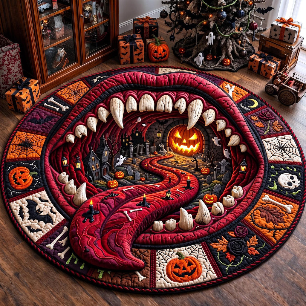 Shadow Stairway Round Mat Rug - Nature Design | Serene Home Decor