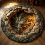 Shadowflare Spirit Round Mat Rug - washable non-slip printed rug
