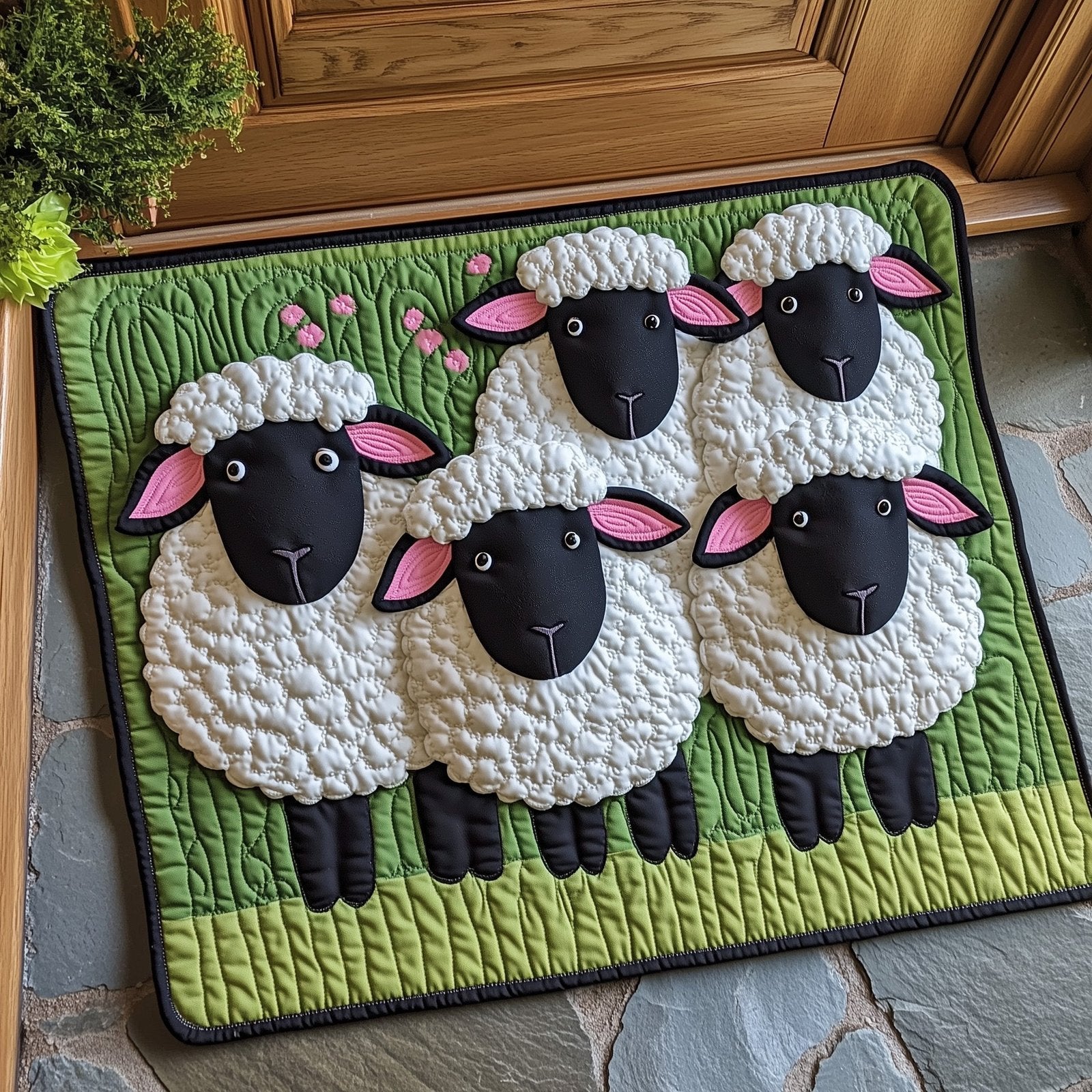 Sheep Heaven Doormat - Nature Design | Printed Welcome Doormat