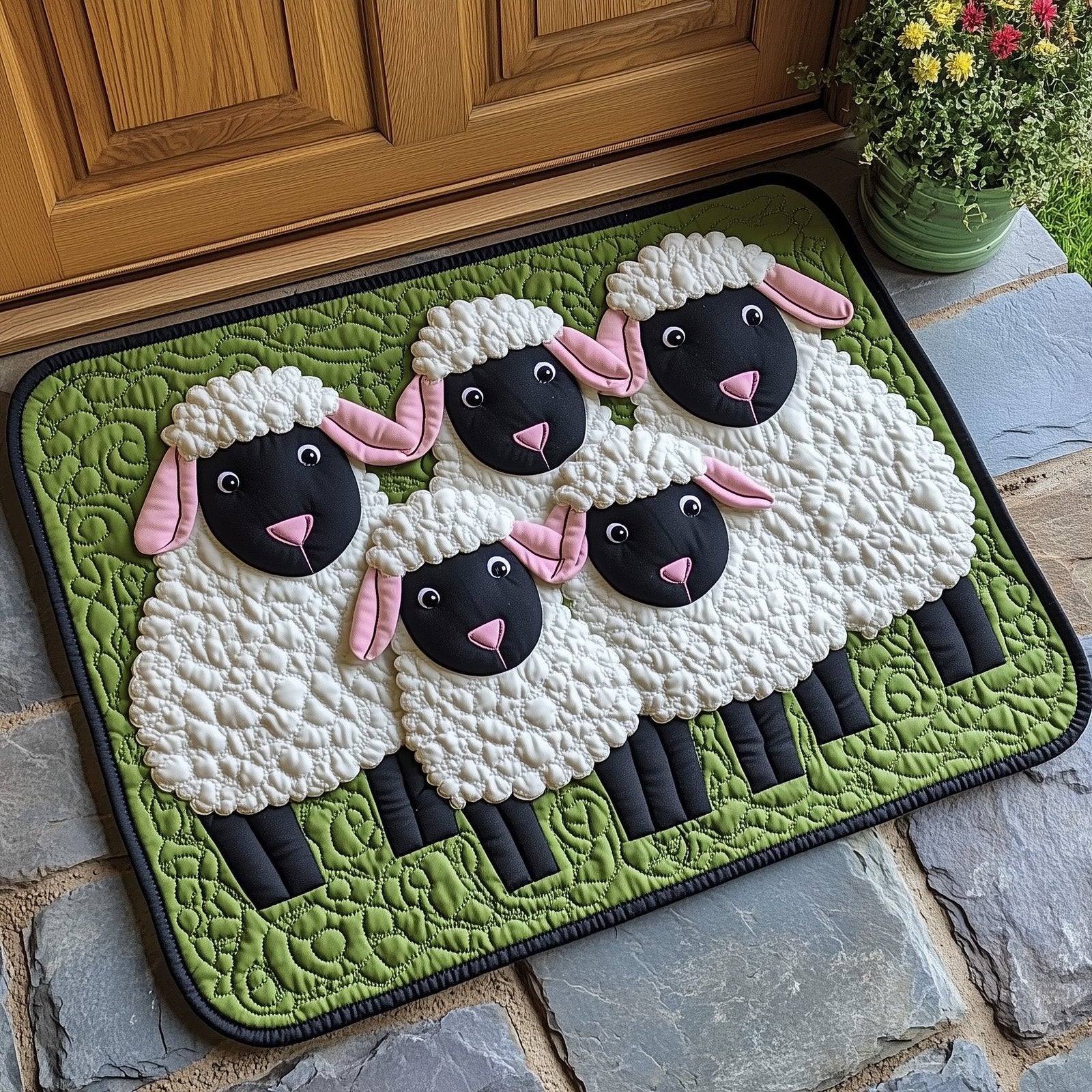 Sheep Heaven Doormat - Nature Design | Printed Welcome Doormat