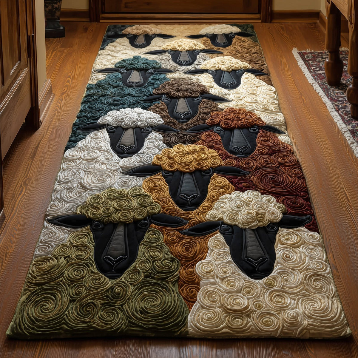Sheep Heaven Runner Rug - Nature Design | Serene Runner Rug