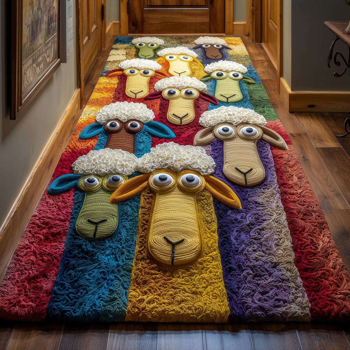 Sheep Heaven Runner Rug - Nature Design | Serene Runner Rug