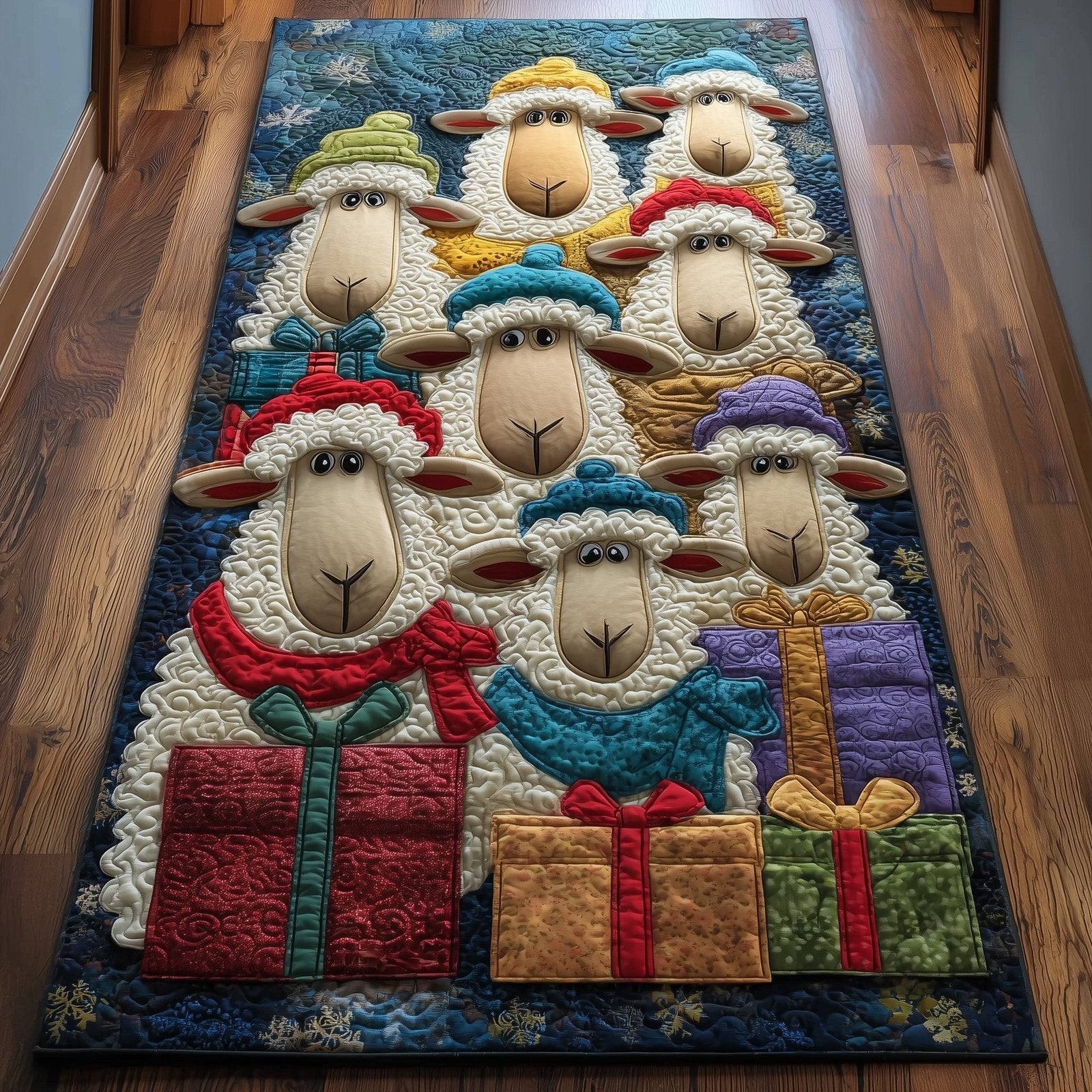 Sheep Heaven Runner Rug - Nature Design | Serene Runner Rug