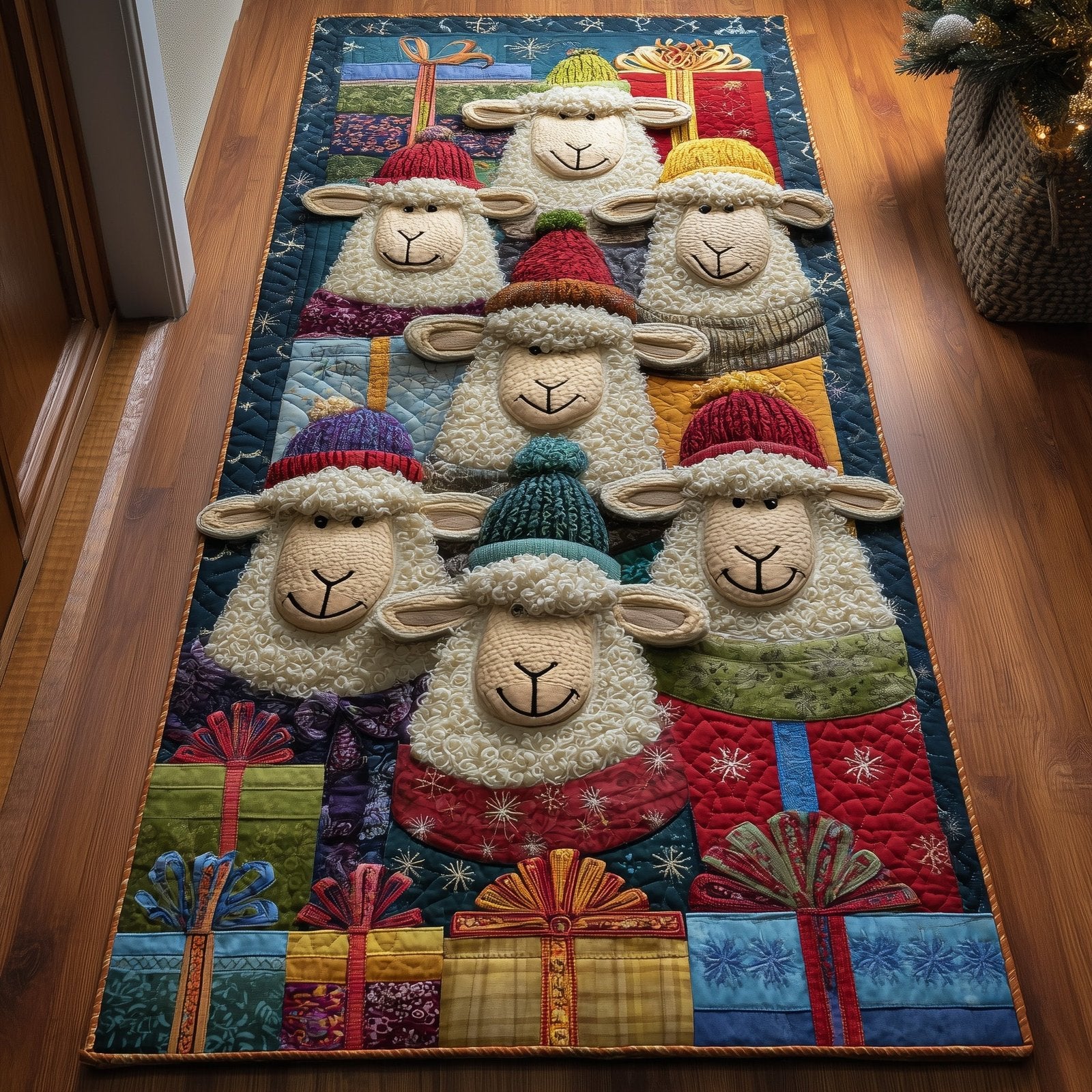 Sheep Heaven Runner Rug - Nature Design | Serene Runner Rug