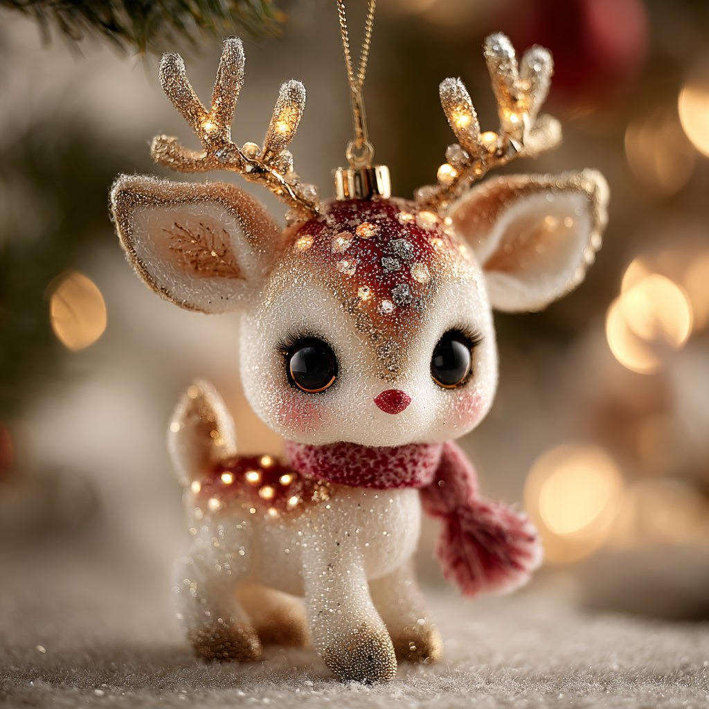 Shiny Antlers Christmas Ornament