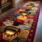 Shiny Bee Runner Rug - Nature Design | Serene Runner Rug