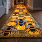 Shiny Bee Runner Rug - Nature Design | Serene Runner Rug
