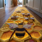 Shiny Bee Runner Rug - Nature Design | Serene Runner Rug
