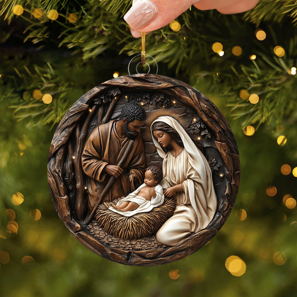 Cat Cuddle Chaos Christmas Ornament