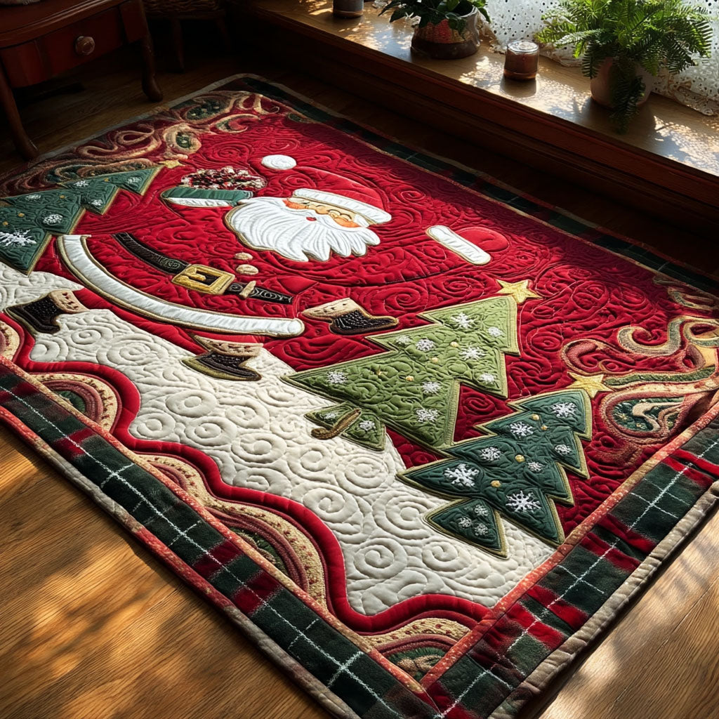 Silent Night area rug in a living room