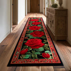 Silent Petals Runner Carpet Runner Rug - Cute Pet Design | Animal Printed Runner Rug