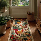 Silly Chicks Runner Carpet Runner Rug - Cute Pet Design | Animal Printed Runner Rug