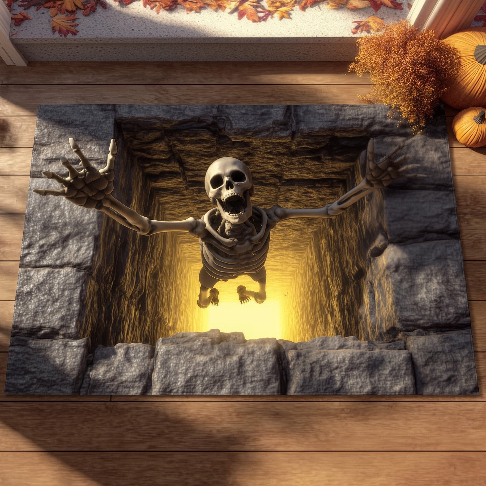 Skeleton Doormat - Nature Design | Printed Welcome Doormat