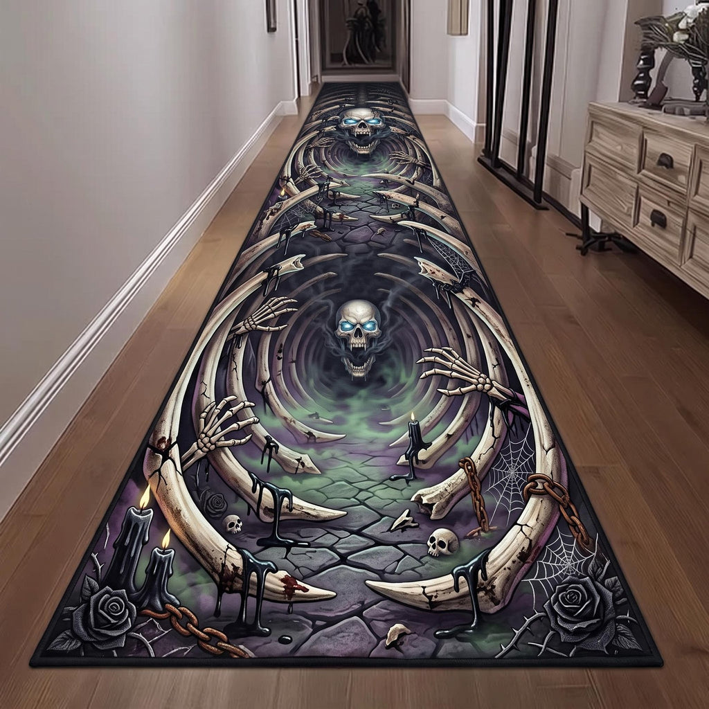 Skeleton Nights Runner Rug - Nature Design | Serene Runner Rug