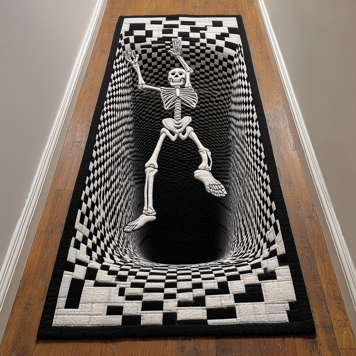 Skeleton Snare Runner Rug - Nature Design | Serene Runner Rug
