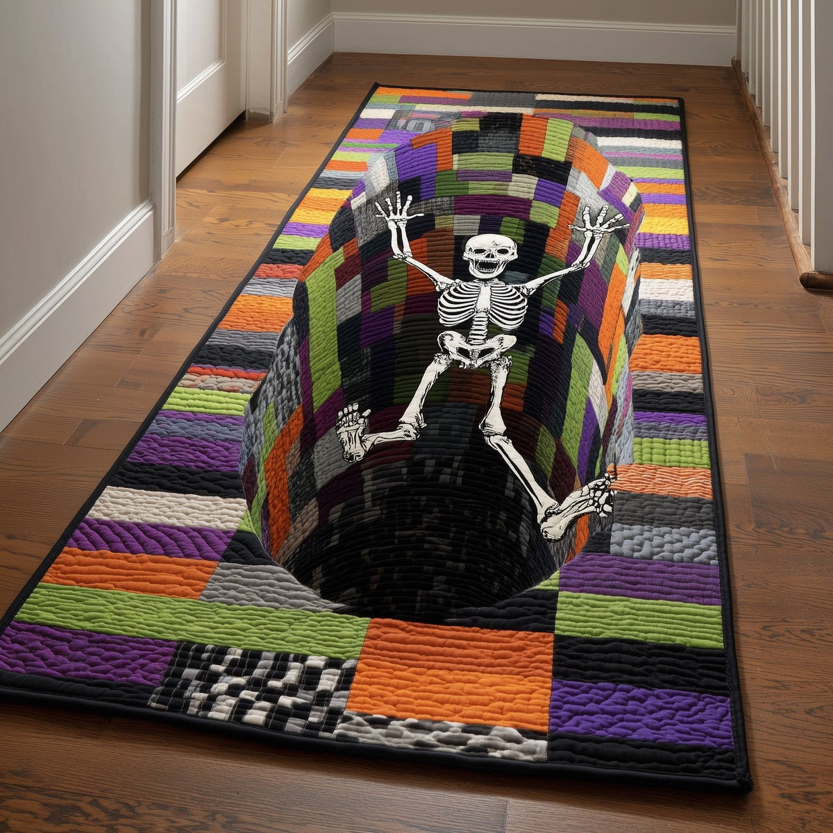 Skeleton Snare Runner Rug - Nature Design | Serene Runner Rug