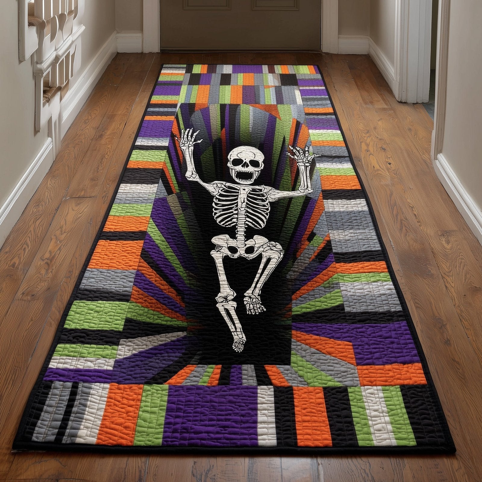 Skeleton Snare Runner Rug - Nature Design | Serene Runner Rug
