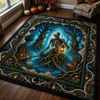 Skeleton Treehouse Civilization area rug in a living room