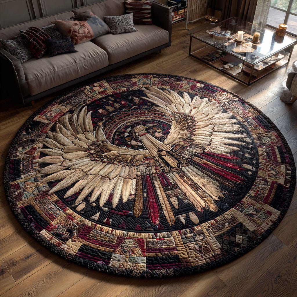 Skyward Dream Round Mat Rug - washable non-slip printed rug