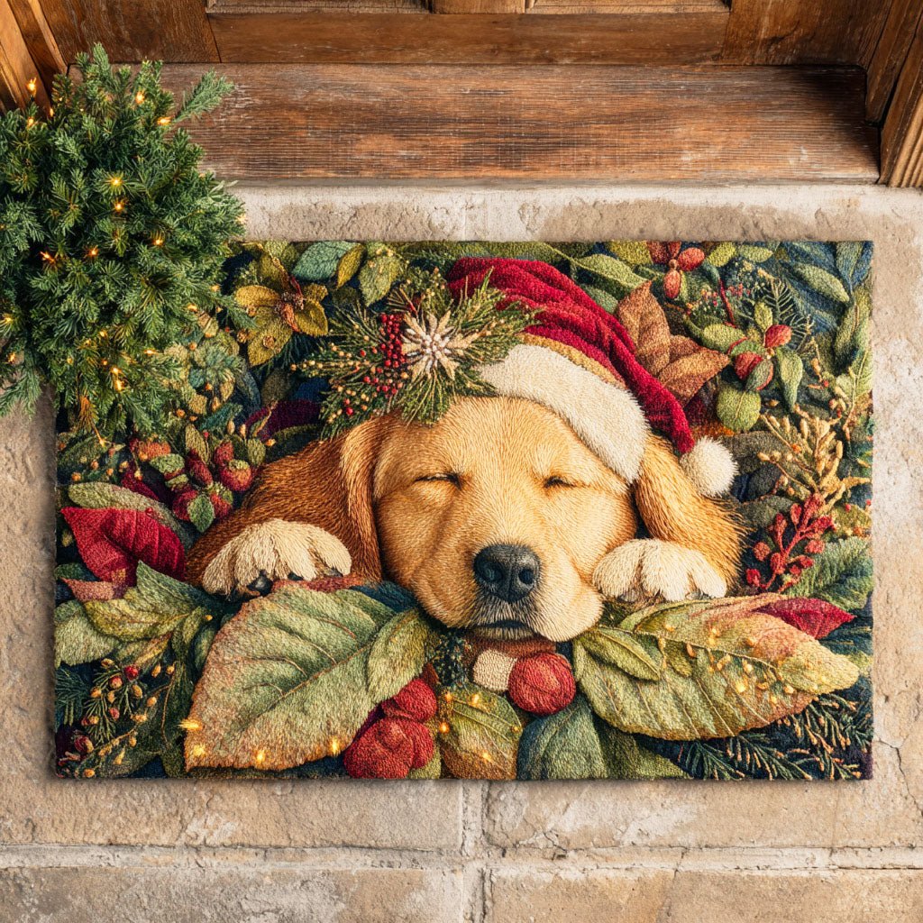 Sleeping Golden Eve Doormat - Nature Design | Printed Welcome Doormat