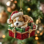 Sleepy Buddy Christmas Ornament