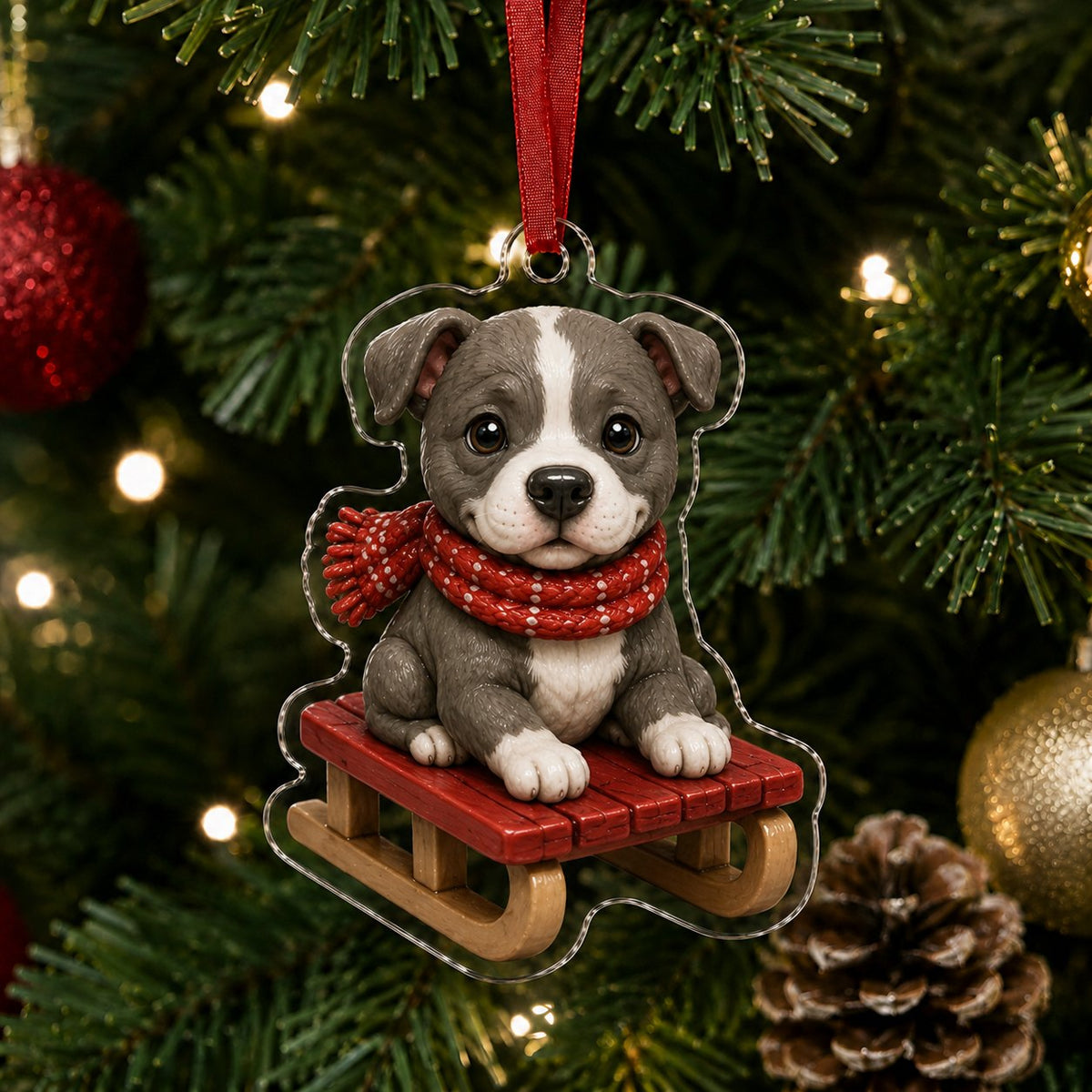 Bee Flower Serenade Christmas Ornament