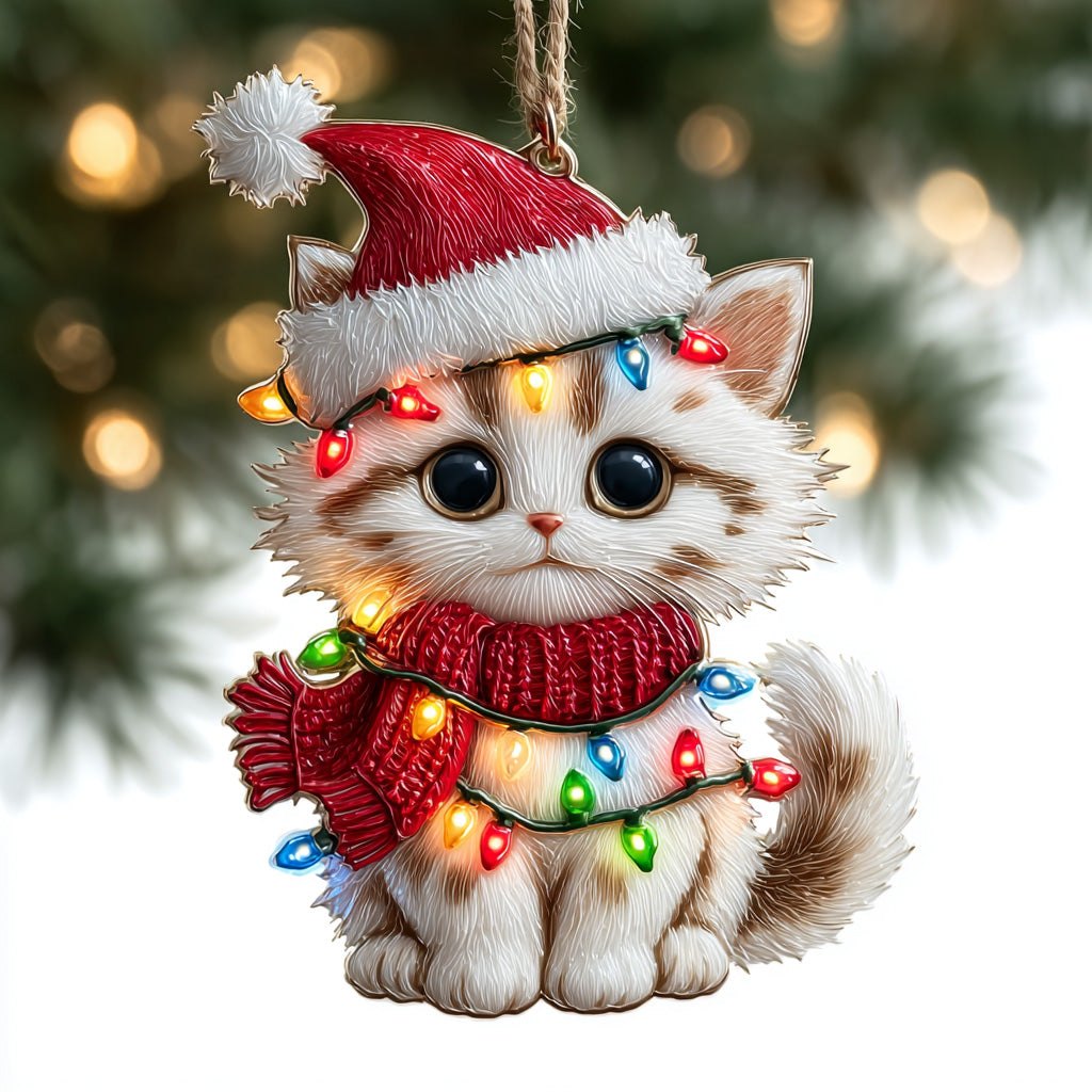 Snowflake Paws Christmas Ornament