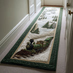 Snowflake Express Runner Carpet Runner Rug - Cute Pet Design | Animal Printed Runner Rug