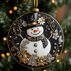 Winter Gathering Christmas Ornament