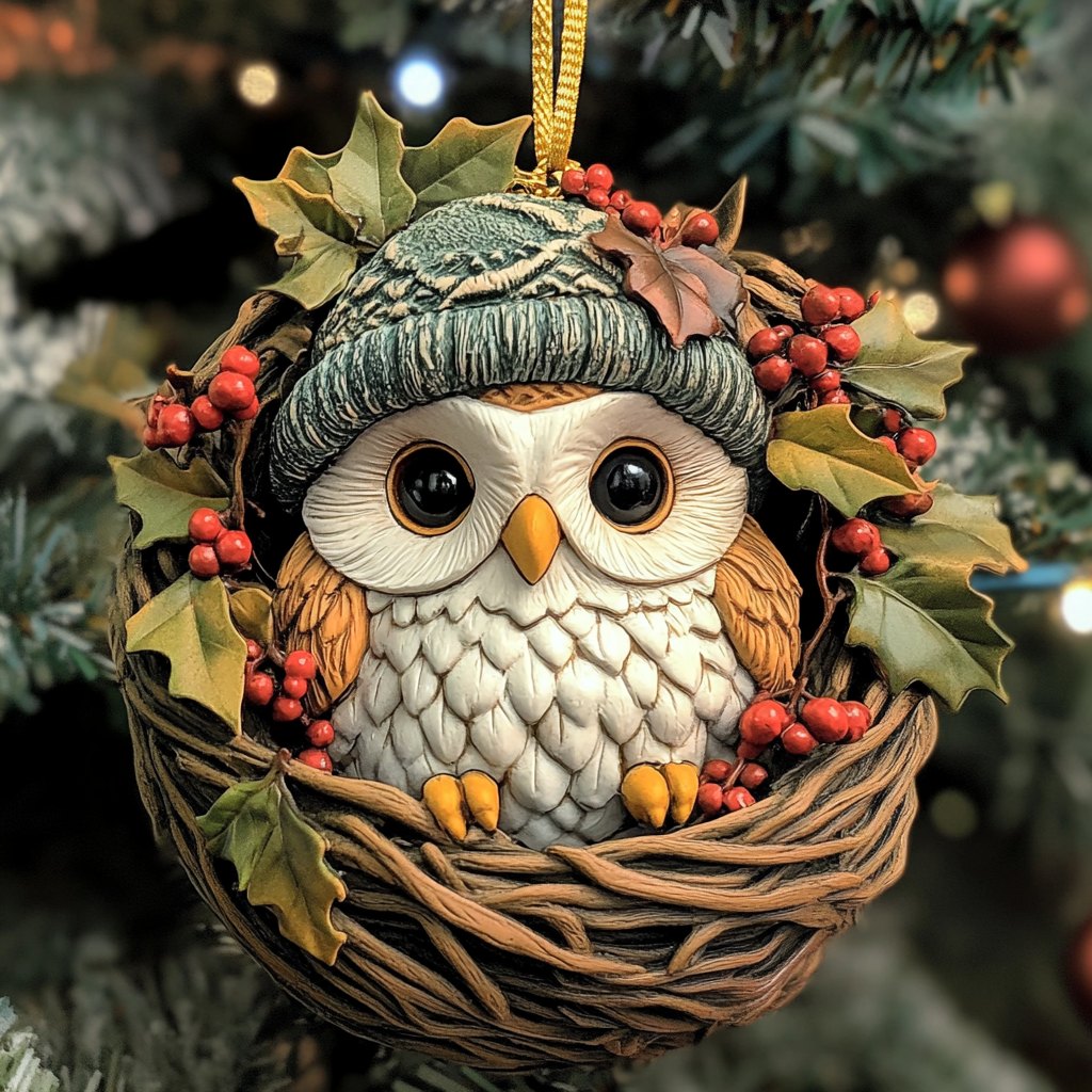 Cardinal Delight Christmas Ornament