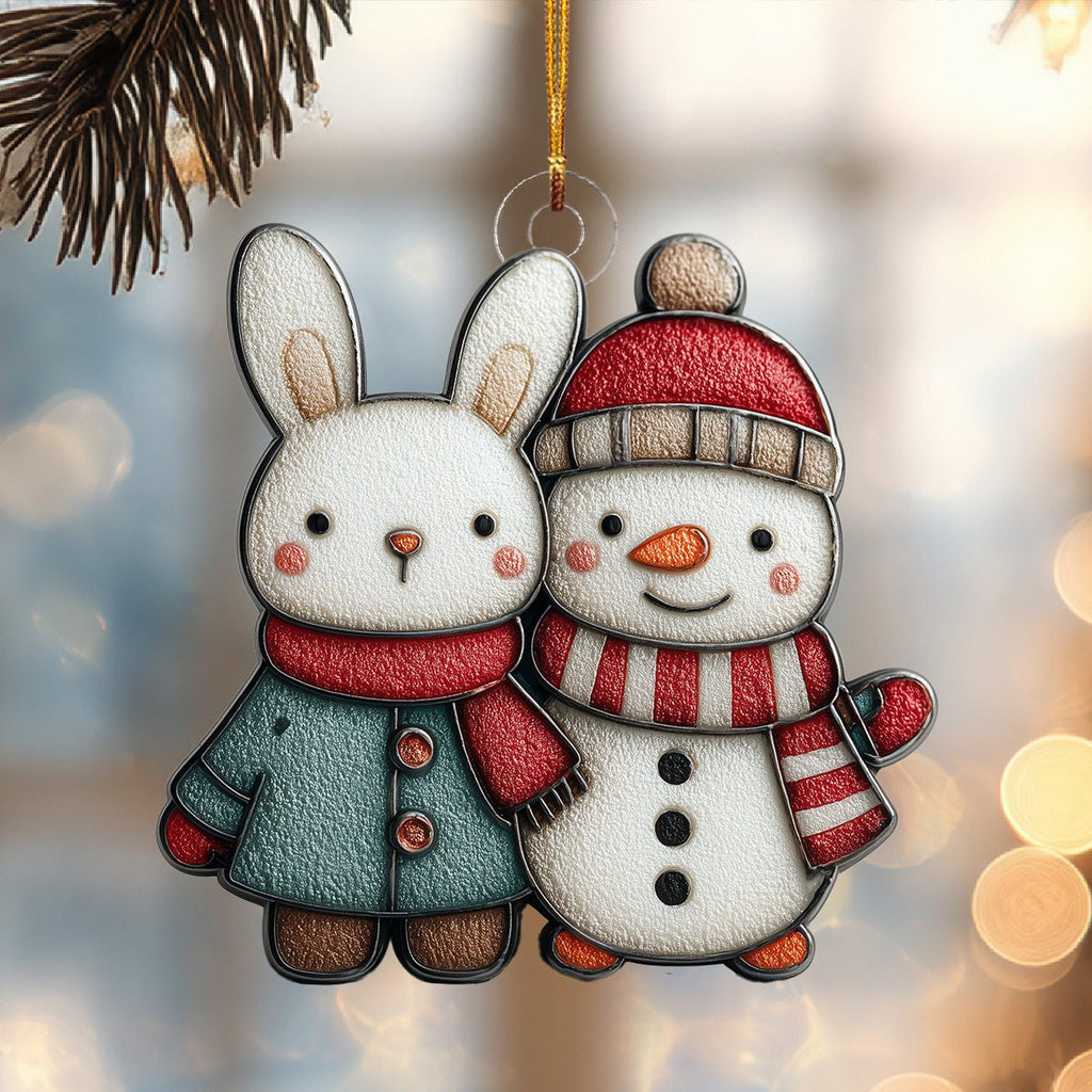 Snowy Pair Christmas Ornament