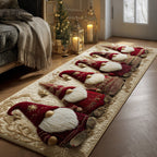 Snowy Gnome Runner Rug - Nature Design | Serene Runner Rug