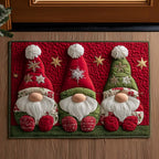 Snowy Night Doormat - Seasonal Holiday Design | Printed Welcome Doormat