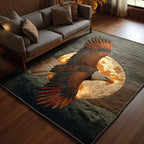 Soaring Honor area rug in a living room