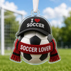 Soccer Lover Christmas Ornament