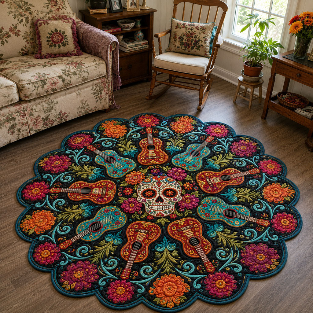 Songs for the Souls Custom Shape Area Rug - Nature Design | Die-Cut Non-Slip Rug - washable non-slip printed rug
