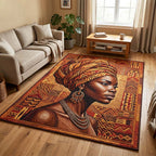 Soulbound Roots area rug in a living room