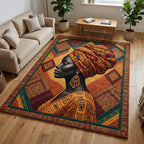 Soulbound Roots area rug in a living room
