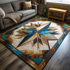 Southwest Harmony area rug in a living room