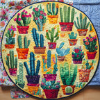 Southwestern Charm Mat Round Mat Rug - washable non-slip printed rug