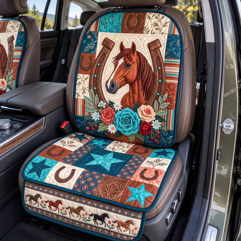 Southwestern Star Equine quilted car seat protector
