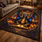 Spell Portal area rug in a living room
