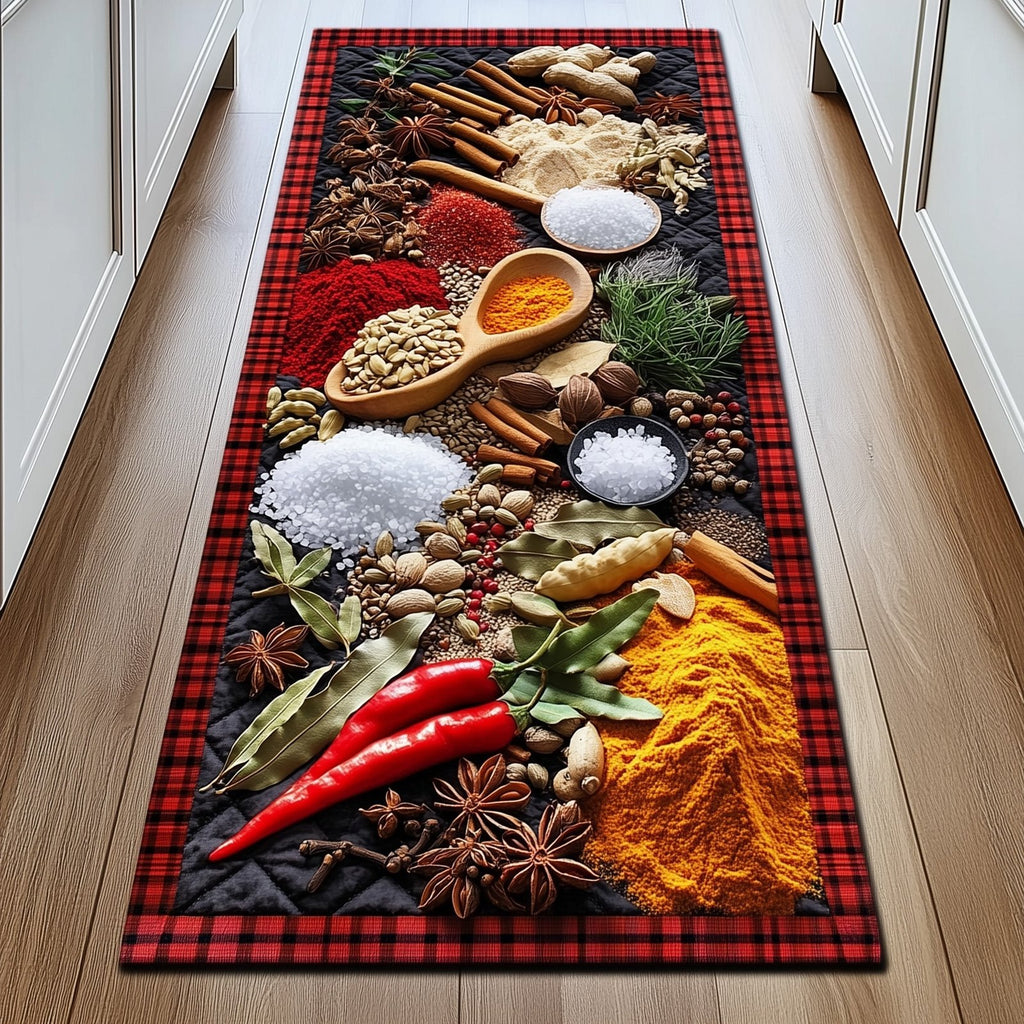 Spice Symphony Runner Rug - Nature Design | Serene Runner Rug