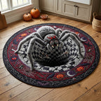 Spider Queen Vortex Round Mat Rug - Nature Design | Serene Home Decor