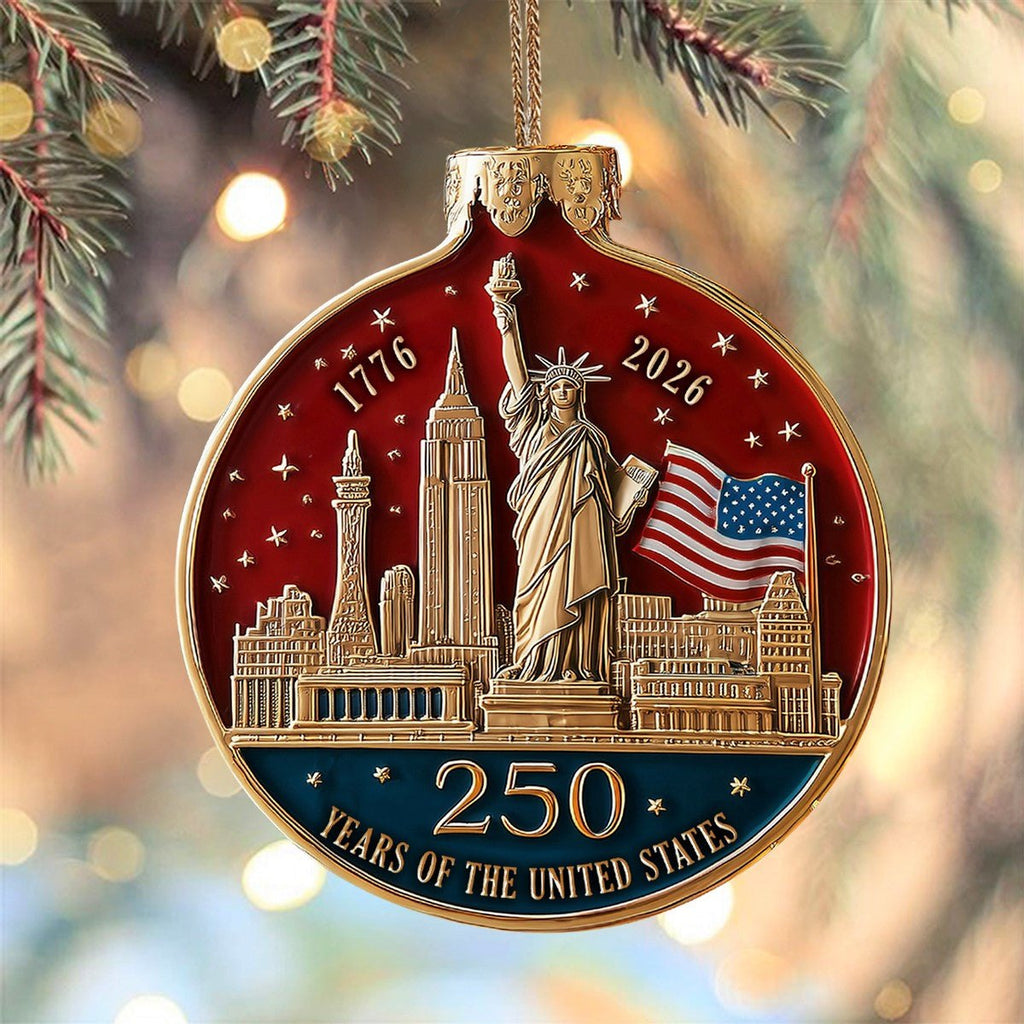 Spirit of America Christmas Ornament