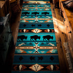 Spirit Bison Runner Carpet Runner Rug - Cute Pet Design | Animal Printed Runner Rug